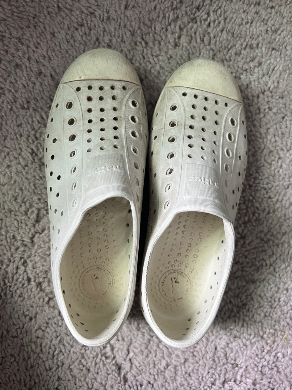 Native Casual Slip-On Shoes in White